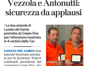 Vezzola e Antonutti: sicurezza da applausi